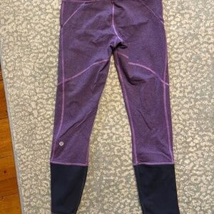 Lululemon Purple Chevron Leggings Size 4